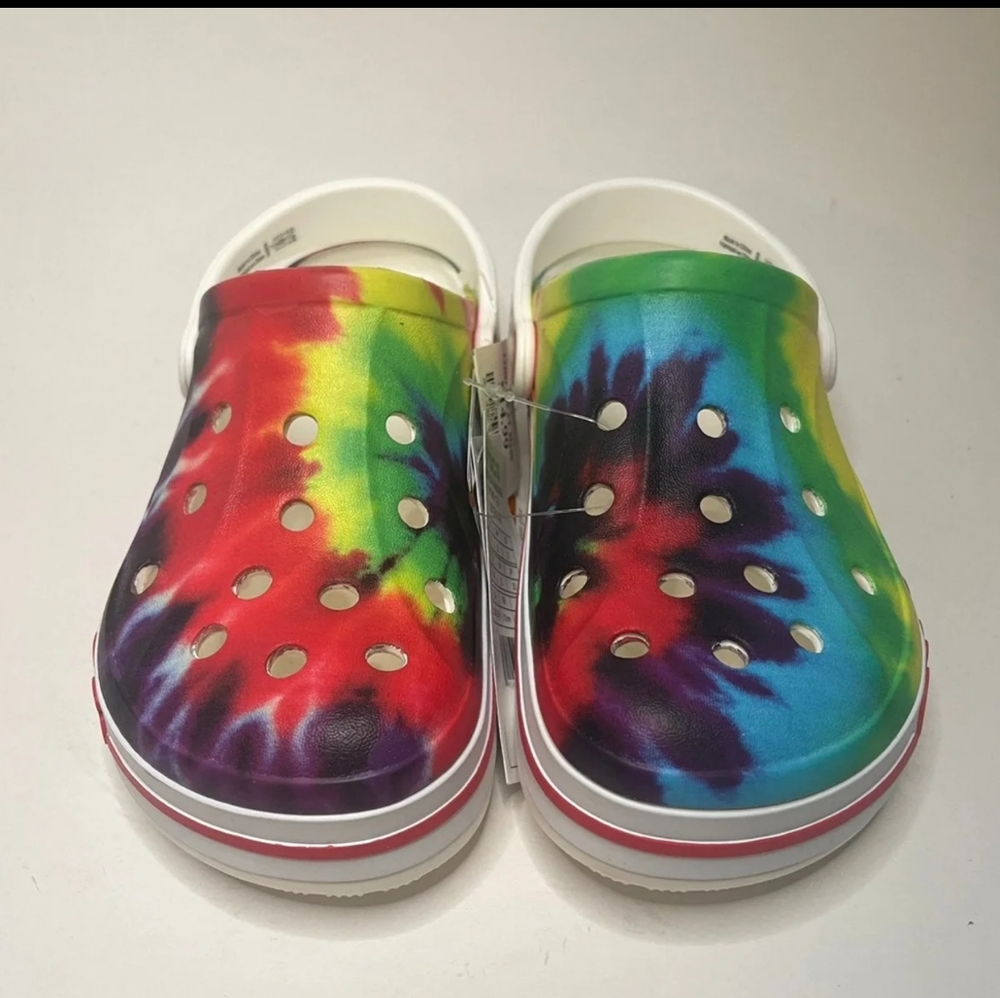 Kids Bayaband Tie Dye Crocs